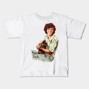 Mickey Newbury - An illustration by Paul Cemmick Kids T-Shirt